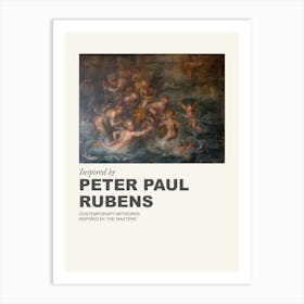 Museum Poster Inspired By Peter Paul Rubens 3 Art Print