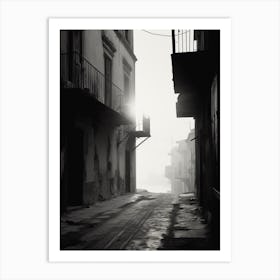 Gaeta, Italy, Black And White Photography 1 Art Print