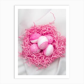 Easter Eggs In A Nest Art Print