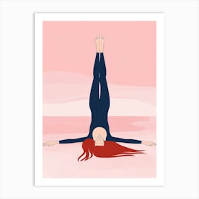 Yoga Pose 11 Art Print