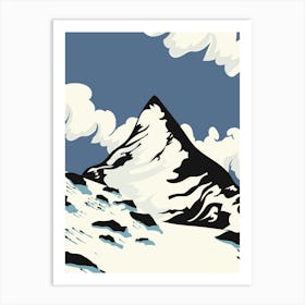 Switzerland Mountain Art Print