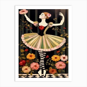 Ballerina Surrealism  Art Print