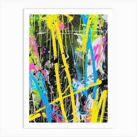 Splatter Art Art Print