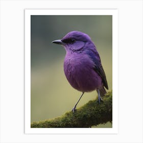 Purple Bird 0 Art Print