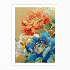 Chinese Flower Painting 14 Art Print