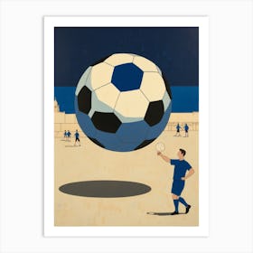 Soccer Ball 2 Art Print