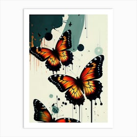 Butterfly Painting 207 Art Print