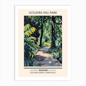 Golders Hill Park London Parks Garden 2 Art Print