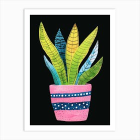 Fern In A Pot Art Print