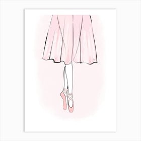 Ballerina Girl Art Print