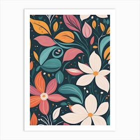 Floral Pattern 31 Art Print