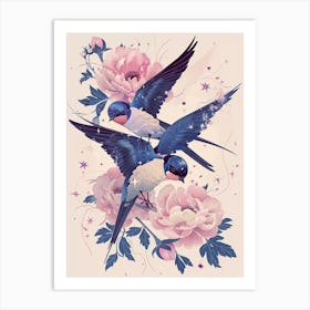 Birds In Flight Art Print