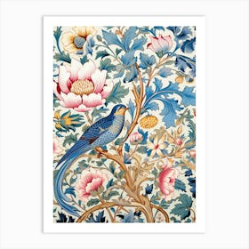 Bird In A Flower Art Print