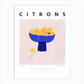 Citrons Art Print