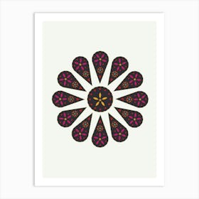 Flower Pattern 1 Art Print