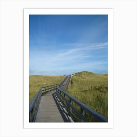 Boardwalk To The Beach Art Print