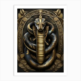 Egyptian Snake Art Print