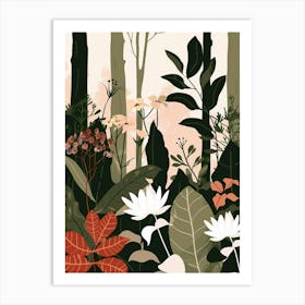 Flora And Fauna Illustration Art Print