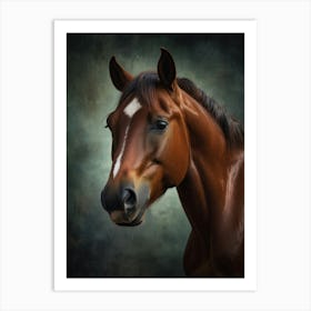 Horse With Mane 1 Art Print