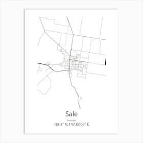 Sale,Australia Minimalist Map Art Print