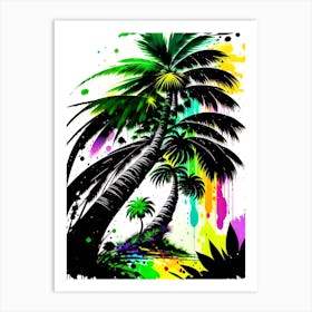 Tropical Palm Trees 2 Art Print