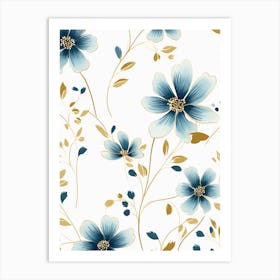 Floral Tapestry Art Print