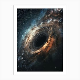 Black Hole In Space 8 Art Print