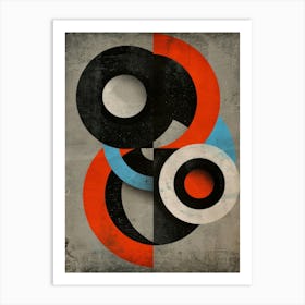 Abstract Circles 131 Art Print