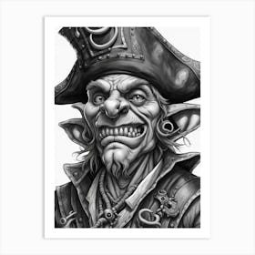 Goblin Pirate 4 Art Print