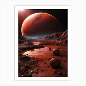 Red Planet Art Print