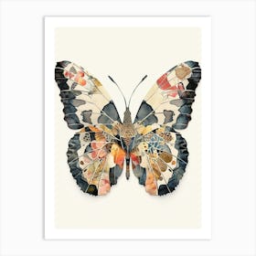 Colourful Insect Illustration Butterfly 33 Art Print