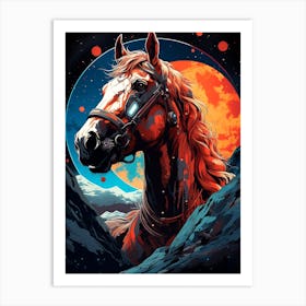 Space Horse 1 Art Print