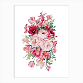 Bouquet Of Flowers 42 Art Print