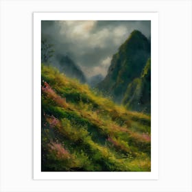 Landscape Painting 50 Art Print