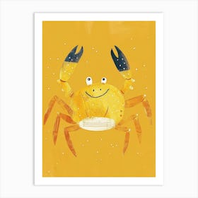 Yellow Crab 5 Art Print