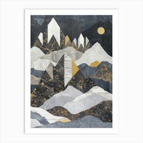 Mountain Range 4 Art Print