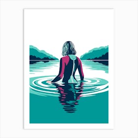 Wild Swimmer Art Print