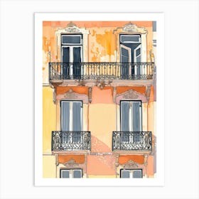 Lisbon Europe Travel Architecture 3 Art Print