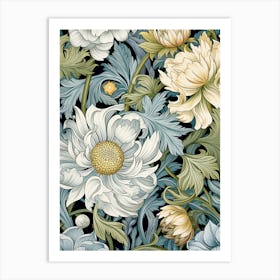 Floral Wallpaper 93 Art Print