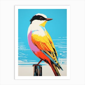 Andy Warhol Style Bird Common Tern 3 Art Print