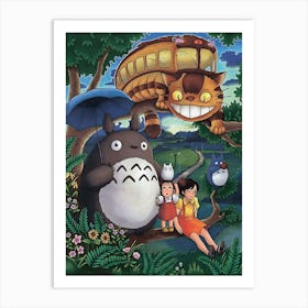 My Neighbour Totoro Art Print