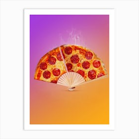 Pizza Fan Art Print