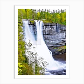 Jägala Waterfall, Estonia Majestic, Beautiful & Classic (2) Art Print