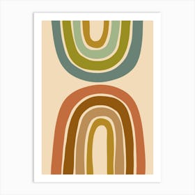 Abstract shapes 1 Art Print