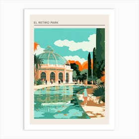 El Retiro Park Madrid Spain 3 Art Print