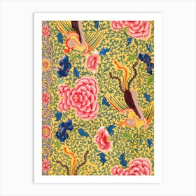 Chinese Floral Painting Art Print
