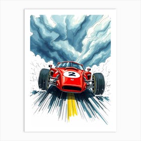 Racing Car 1 Art Print