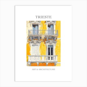 Trieste Travel And Architecture Poster 3 Art Print