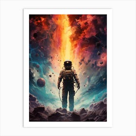 Syfi Spaceman Art Print