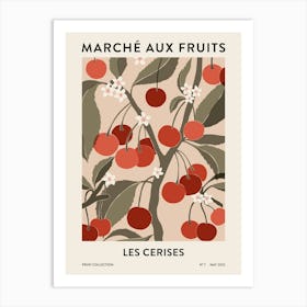 Fruit Market - Cherries Art Print